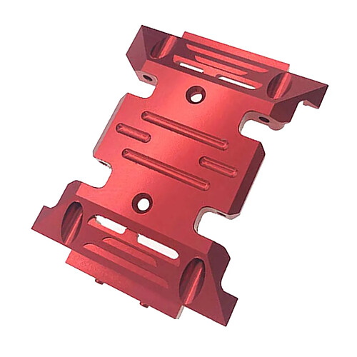 Plaque De Protection Centrale En Métal 1:10 RC Pour Pièces De Mise à Niveau De Buggy SCX10 III AXI03003 Rouge