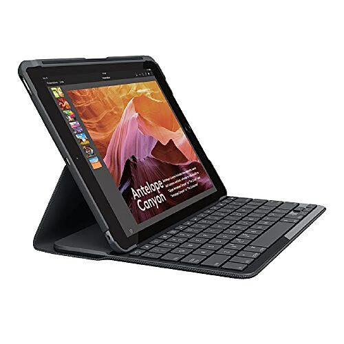 Logitech SLIM FOLIO avec Clavier Bluetooth Intégré pour iPad 9.7 pouces 5ème génération - Disposition Espagnole