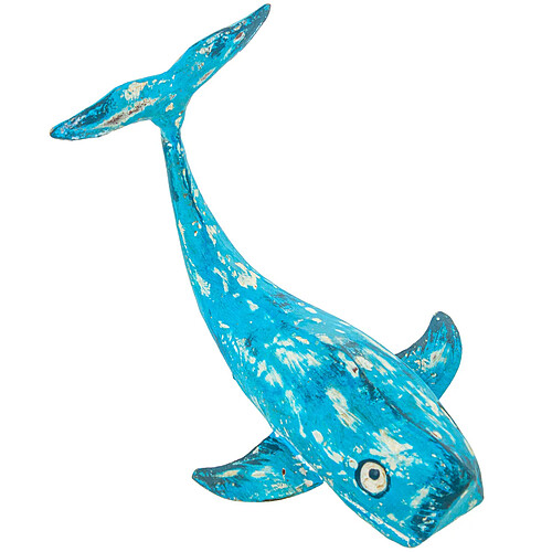 Figurine Décorative Alexandra House Living Métal Baleine 20 x 14 x 13 cm