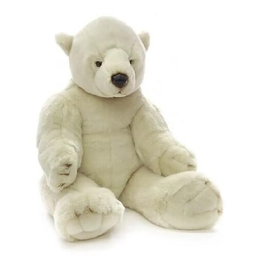 Anima - Ours Polaire Assis 70cm