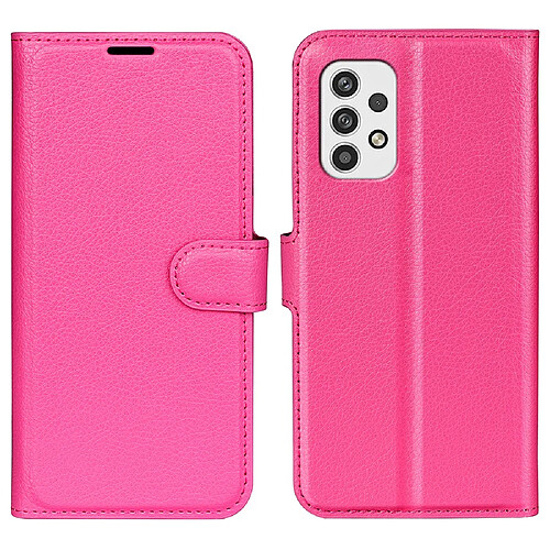 Etui en PU texture litchi rose pour votre Samsung Galaxy A23 5G