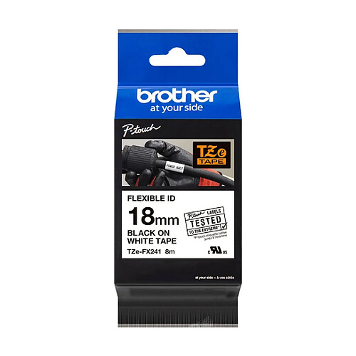 Boîtier ATX semi-tour Brother TZEFX241 Rouge Noir/Blanc