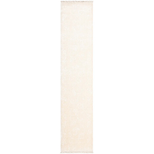 Vidal Tapis de couloir en laine 401x84 beige Darya