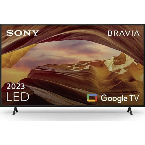 Quantum Sony TV Bravia KD-55X75WL : TV 4K Ultra HD LED | HDR | Google TV | Pack ECO | BRAVIA Core - Modèle 2023