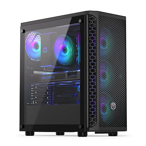 Boîtier ATX/mATX semi-tour Endorfy Signum 300 ARGB Noir Multi