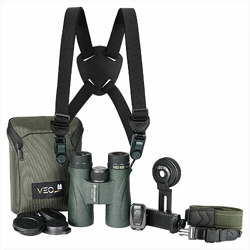 Pack Jumelles VEO ED 10x42 + Harnais VEO Optic Guard + Kit Digiscopie | VANGUARD