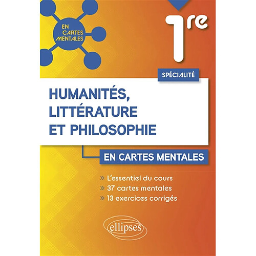 Humanités, littérature et philosophie 1re spécialité en cartes mentales