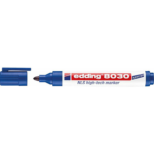 Fp Marqueur permanent HighTech-Marker 8030NLS bleu edding