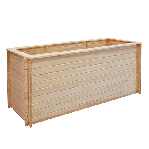 vidaXL Lit surélevé de jardin 200x50x80 cm Bois de pin 19 mm