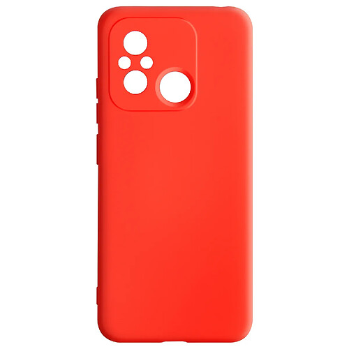 Avizar Coque pour Xiaomi Redmi 12C Semi-rigide Soft-touch Fast Cover Rouge