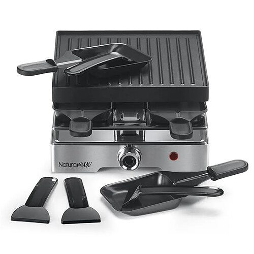 Appareil à raclette 4 personnes 750w - rac.indus-4 - NATURAMIX