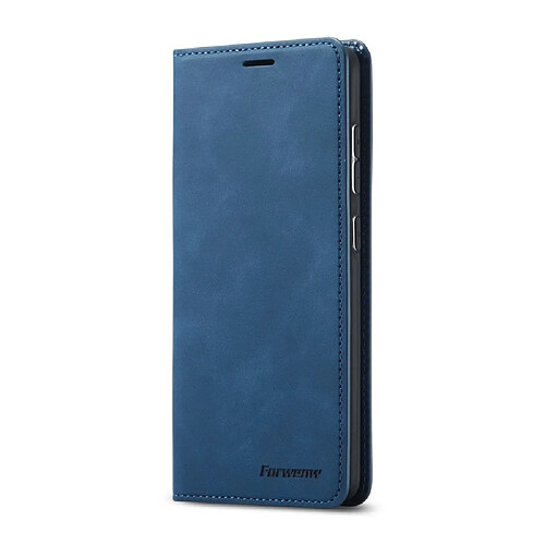 Etui en PU toucher soyeux avec support bleu pour votre Huawei P40