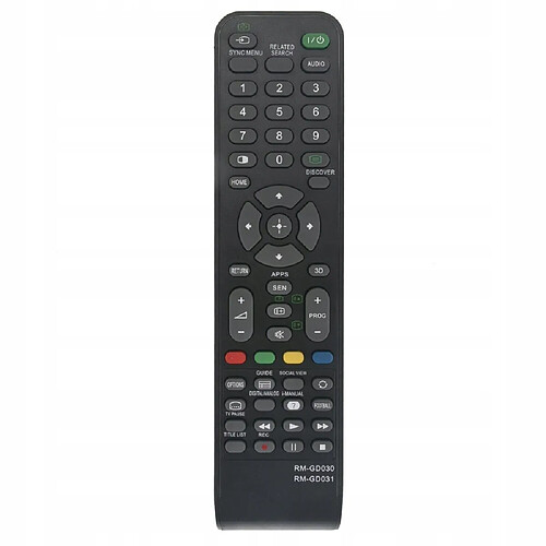 GUPBOO Télécommande Universelle de Rechange Convient pour Sony TV RM-GD030 RM-GD031