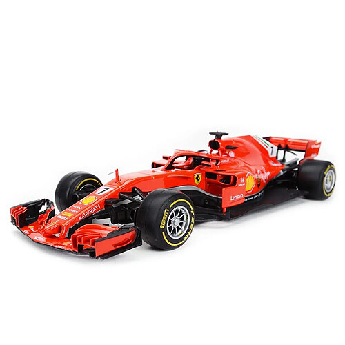 Universal 2018 1: 18 SF71H F1 Racing # 7 Formule Voiture Moulage électrostatique Véhicule Collection Modèle Voiture Jouet | Voiture Jouet Moulée Sous Pression(Rouge)