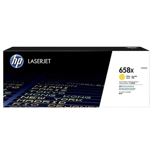 HP 658X Toner jaune haute capacité W2002X