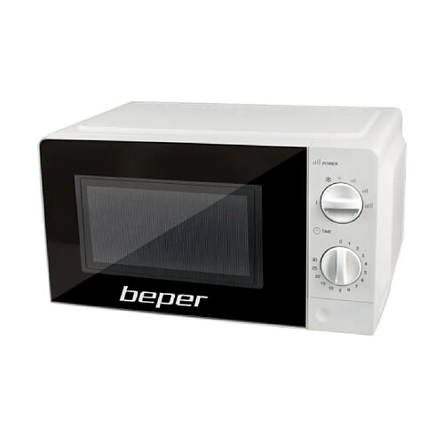 Beper BF.570 Four Micro-onde 20L 700W Aluminium Comptoir Blanc