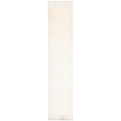 Vidal Tapis de couloir en laine 401x84 beige Darya