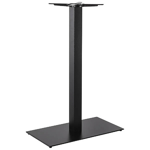 Alterego Pied de table 'NERO XL' 110 noir en métal