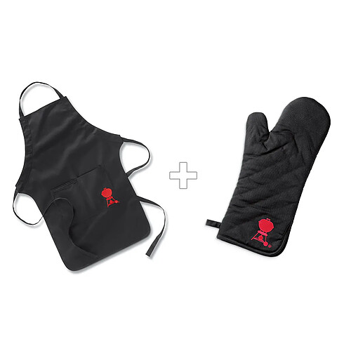 Pack Tablier + Gants de cuisson Weber