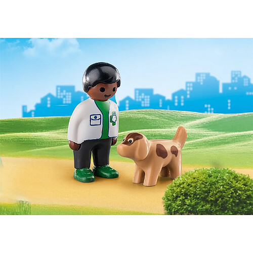 Playmobil® 1 2 3 Vétérinaire avec chien