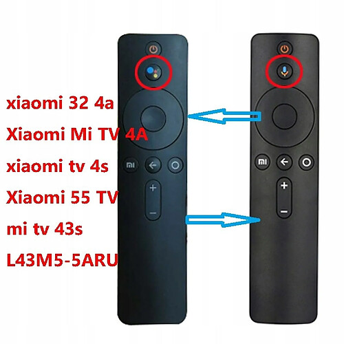 GUPBOO Télécommande Universelle de Rechange pour Xiaomi Mi TV, Box S, BOX 3, MI TV 4X voix p