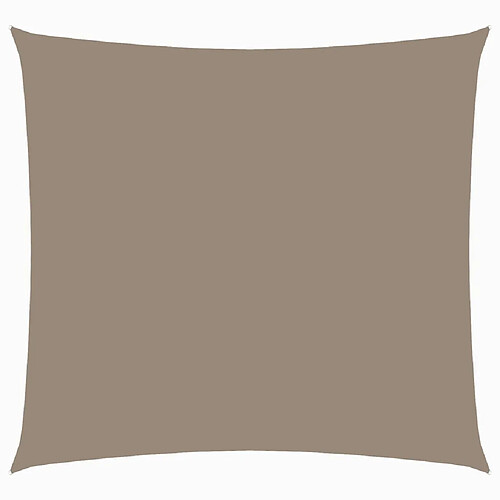 ComfortXL Voile De Parasol Tissu Oxford Carré 6x6 M Taupe