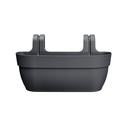 Balconnière en plastique Elho Vibia Campana Easy Hanger Large anthracite - 46 x 24 x 26,5 cm