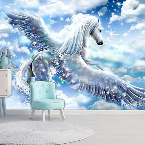 Paris Prix Papier Peint Pegasus Blue 280 x 400 cm