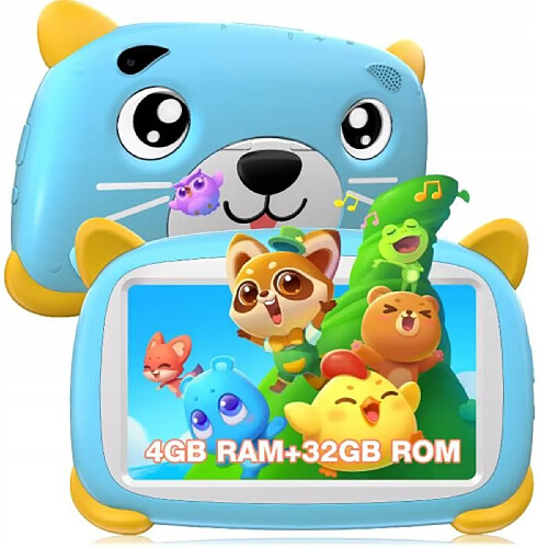 NC Tablette Enfants DOOGEE U7 - Bleu - 7 Pouces IPS HD - Quad Core - 4Go + 32 Go - TÜV SÜD