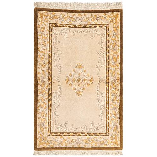 Vidal Tapis de laine 147x94 brun Darya