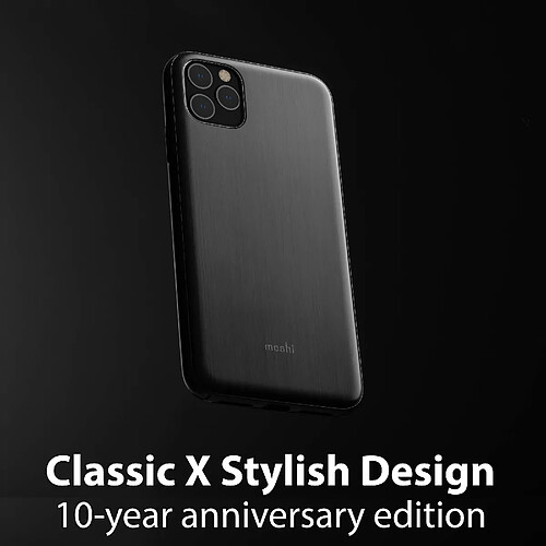 Moshi Coque pour iPhone 11 Pro iGlaze Noir Brossé