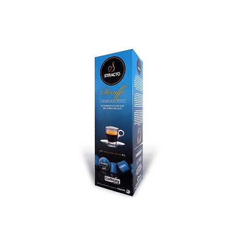 Capsules de café avec étui Stracto 80637 Decaffe (80 uds)