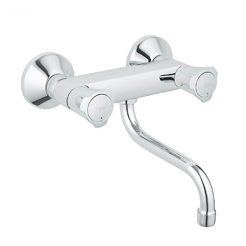 Mitigeur évier mural chromé - 31187001 - GROHE