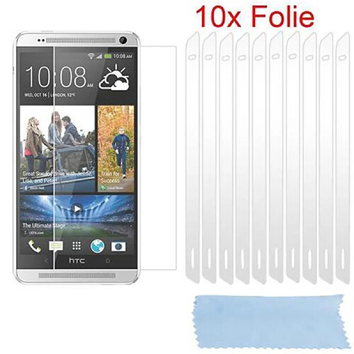 Cadorabo 10x Film de Protection HTC ONE MAX T6