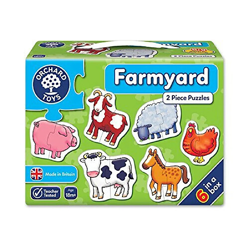 Orchard Toys Farm Yard 2-Piece Puzzles