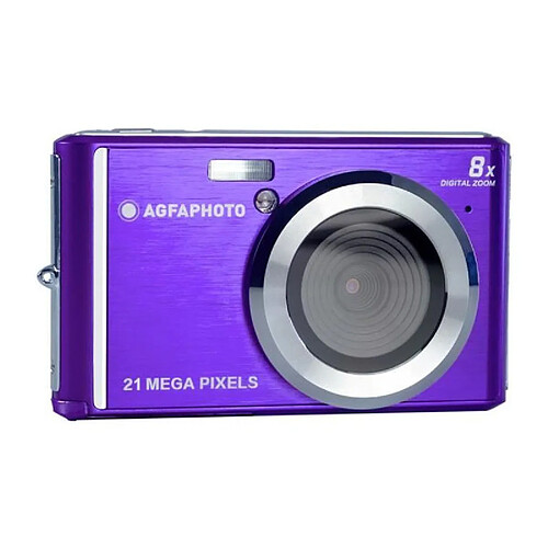 AGFA PHOTO Realishot DC5200 - Appareil Photo Numerique Compact 21 MP, 2.4 LCD, Zoom Digital 8x, Batterie Lithium Violet