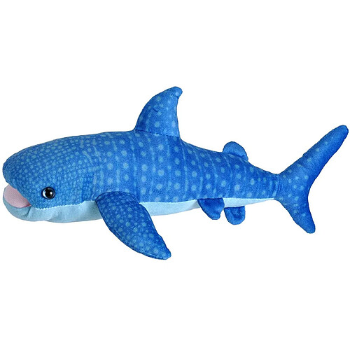 Wild Republic peluche Living Ocean Baleine de 40 cm bleu