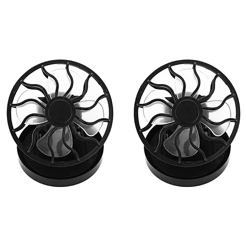 2PCS Portable Mini Clip de Ventilateur à Énergie Solaire Escalade Camps de Ventilateur De Refroidissement Ventilateur de Chapeau de Main d'Été