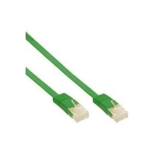 INLINE - Patch-Kabel - RJ-45 (M) - RJ-45 (M) - 2,0m - UTP - CAT 6 - gepresst, verseilt - grün (71602G)