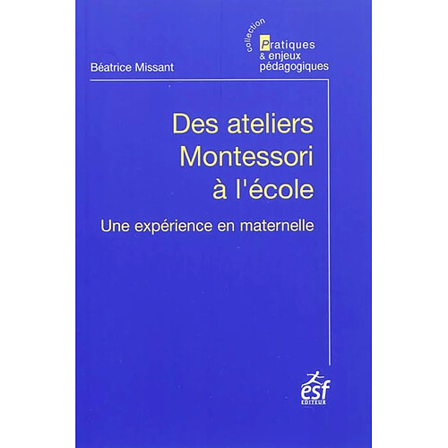 Des ateliers Montessori à l'école : une expérience en maternelle · Occasion