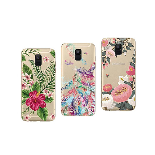 novago Pack 3 Coques Samsung A6 (2018) - Multicolore