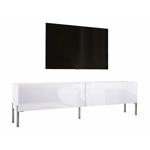 3xeliving Meuble TV Blanc