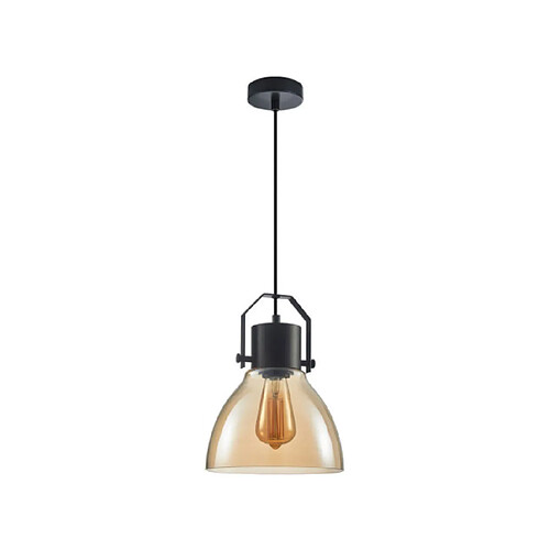 Luminaire Center Suspension Darlena Acier Noir