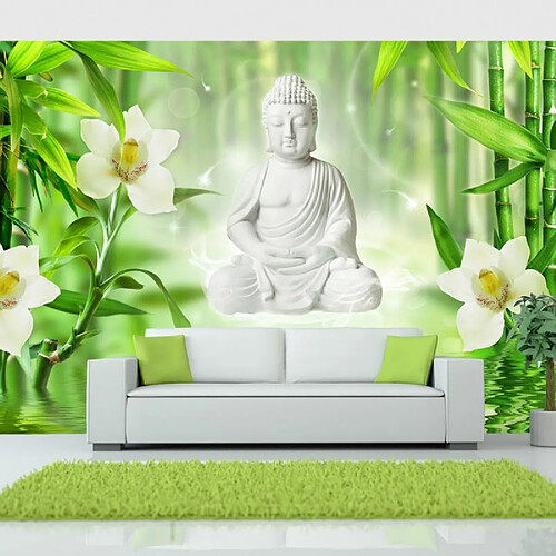 Paris Prix Papier Peint Buddha & Nature 70 x 100 cm