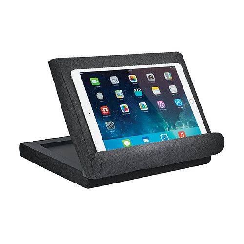 Venteo - Support tablette / Livre - Support tablette ajustable multi angles - Gris - Adulte - Compatible tablettes