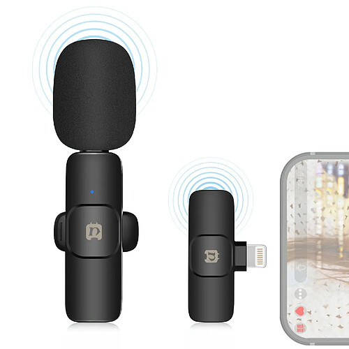 Yonis Microphone Sans Fil Réduction Bruit iPhone