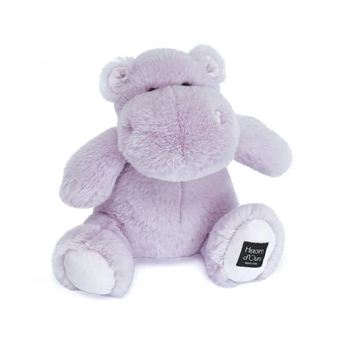 Histoire d'Ours Peluche hippo lilas 25 cm