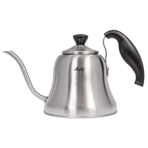 Melitta Bouilloire, Compatible avec Tous les Types de Cuisinières, Poignée Anti-brûlure, 0,7 L, Pour Over, Acier Inoxydable