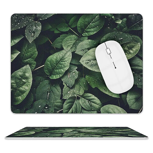 Universal Pad de souris à motif de feuilles