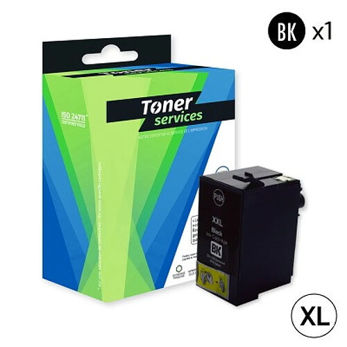 TONER SERVICES Compatible Epson 27XL - Reveil Cartouche Noir C13T27914010 (T2791)